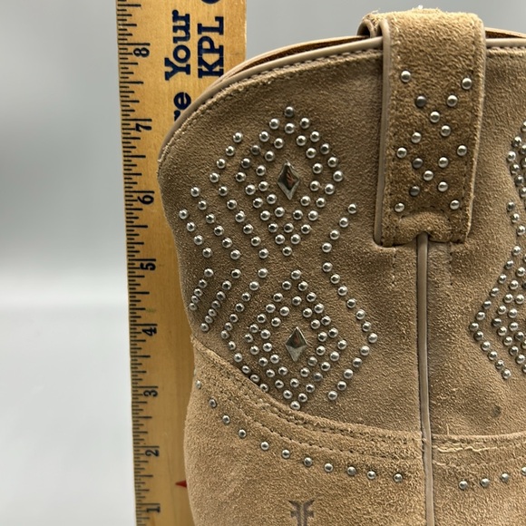 FRYE | BILLY STUD WESTERN BOOTS like new 7.5 - Picture 11 of 12
